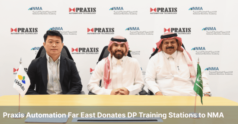 Praxis Automation Far East Donates DP Training Stations to NMA
